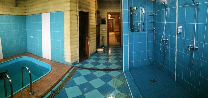 Bath at the Anita Hotel in Uzhgorod. Book by promotion