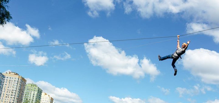 Rope park trolland in kiev. buy tickets for the promotion. one