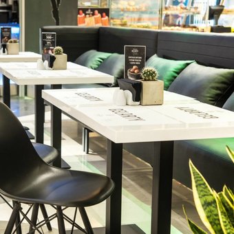 Studio of author&#39;s ice cream &quot;massimo gelarty&quot; in kiev