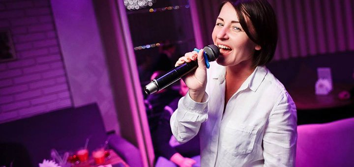 Karaoke in the entertainment center atmosphere in kharkov