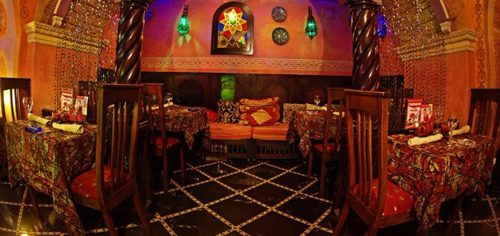 Marrakesh restaurant. visit with a discount