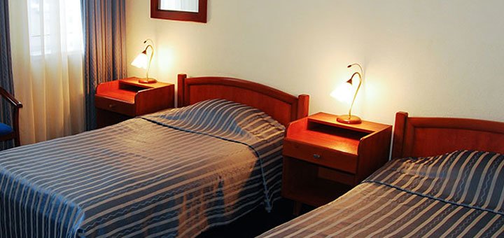 A room in the hotel "7 days" in Kyiv. Book a hotel with a discount.