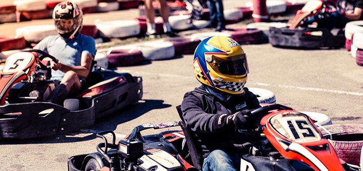 "SkyMall Karting Kiev" is a karting club in Kyiv. Ride at a discount.1