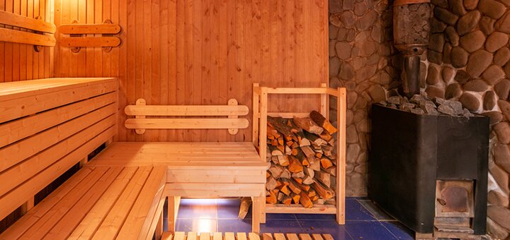 Посещения сауны с водопадом для компании в банном комплексе «Banya Club» в Киеве по акции 3