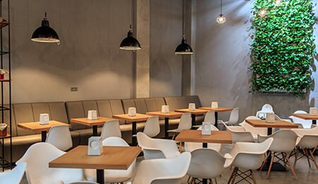 Discounts and promotions at the open fast food restaurant in lviv
