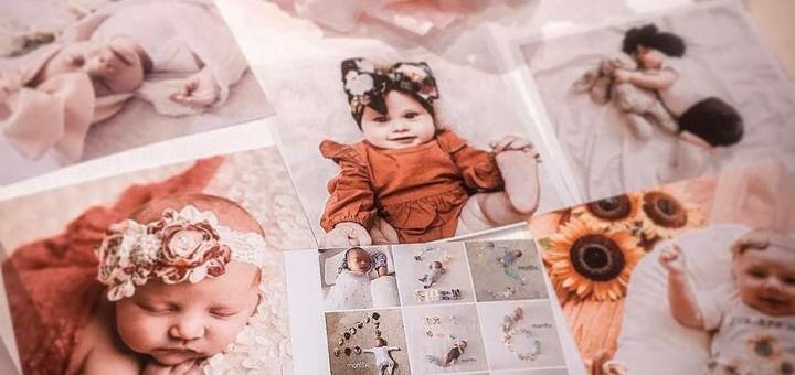 Печать фото для бейби буков в «Mint Print». Заказать со скидкой.