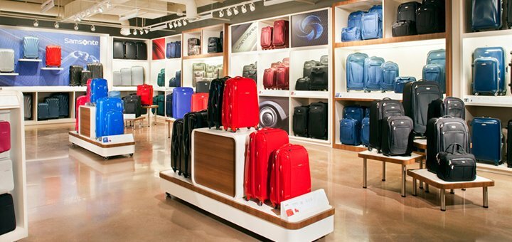 Promotions shop of bags and suitcases "samsonite"