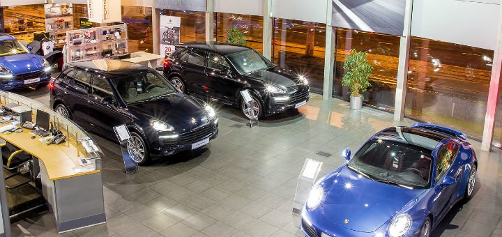 Автосалон Порше Центр Одесса. Покупайте автомобили Porsche по акции.