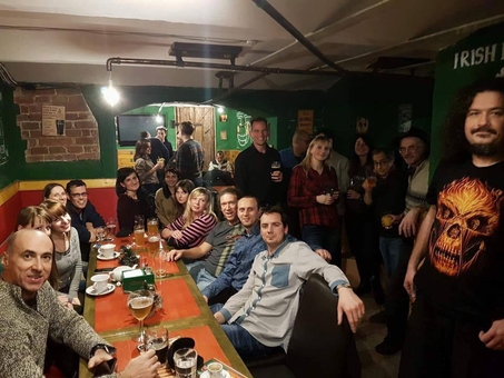 Irish pub Kork in Lviv.
