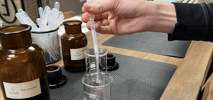 The Elixir perfume laboratory in Kyiv. Visit for a special offer of 6