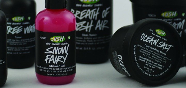 Discounts on cosmetics in lush stores