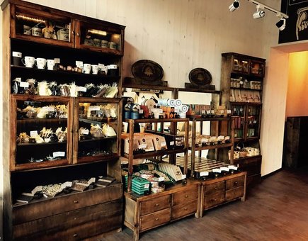 The interior of the cafe "Lviv Chocolate Workshop". Book a table at a discount