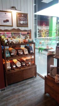 The interior of the cafe "Lviv Chocolate Workshop". Book a table at a discount