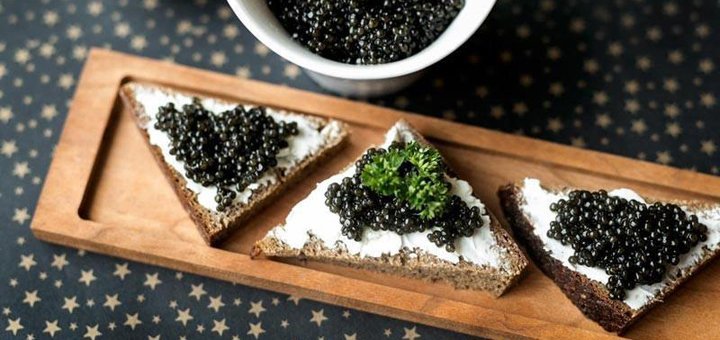 Discounts for black caviar in the caviar house store