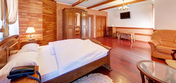 Sauna and swimming pool in the hotel "Perlina Karpat". Book a room with a discount. Inexpensive rest in Bukovel.