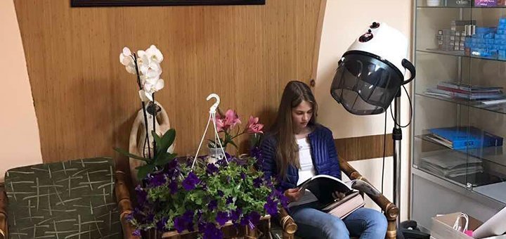 Discount for a haircut in the roksolana beauty salon