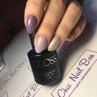 Маникюр с покрытием гель лаком в салоне «Chic Nail Bar» в Киеве. Записывайтесь по акции.