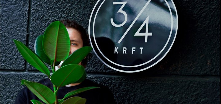 Современный интерьер в ресторане «3/4» в Днепре. Заказать по скидке