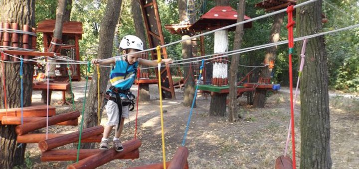 Rope park in Hydropark