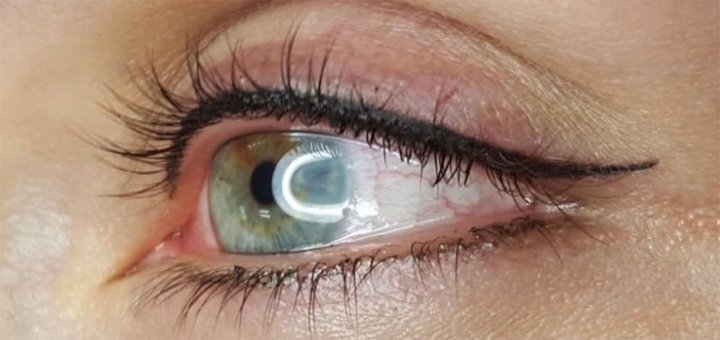 Permanent make-up for eyelids in the Polaris beauty salon in Nikolaev. Sign up for a tattoo for the promotion.