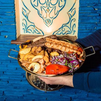 Фатта с мясом в ресторане «Омар Хаям» в Днепре. Заказать столик со скидкой