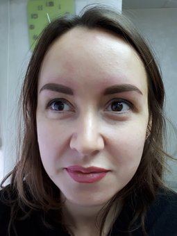 Eyebrow tattooing at Anna Kolesnik's studio in Kharkov. Sign up for permanent makeup for a promotion.